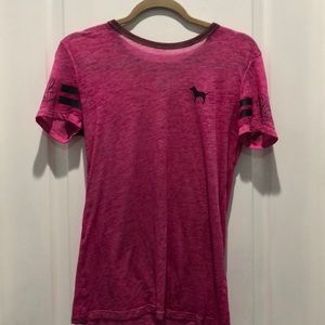 Pink brand T-shirt